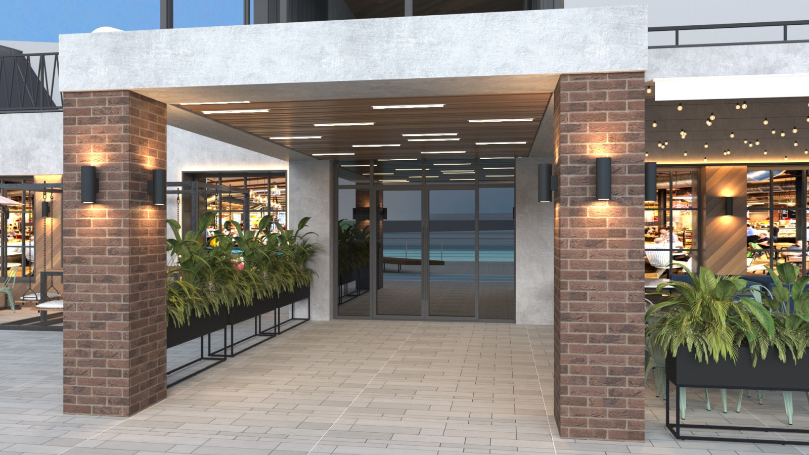 Набережная КРК Мегаполис Челябинск