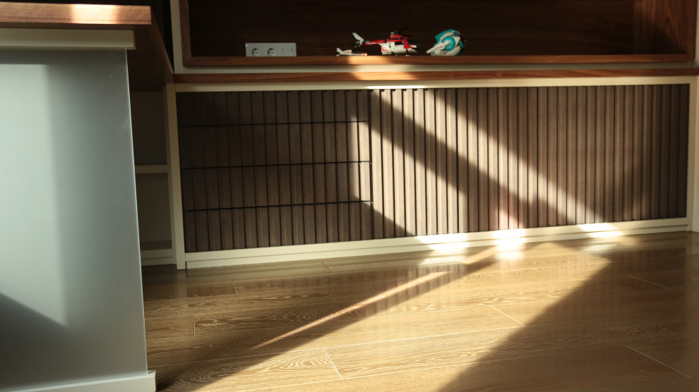 Паркет покрыт металлом