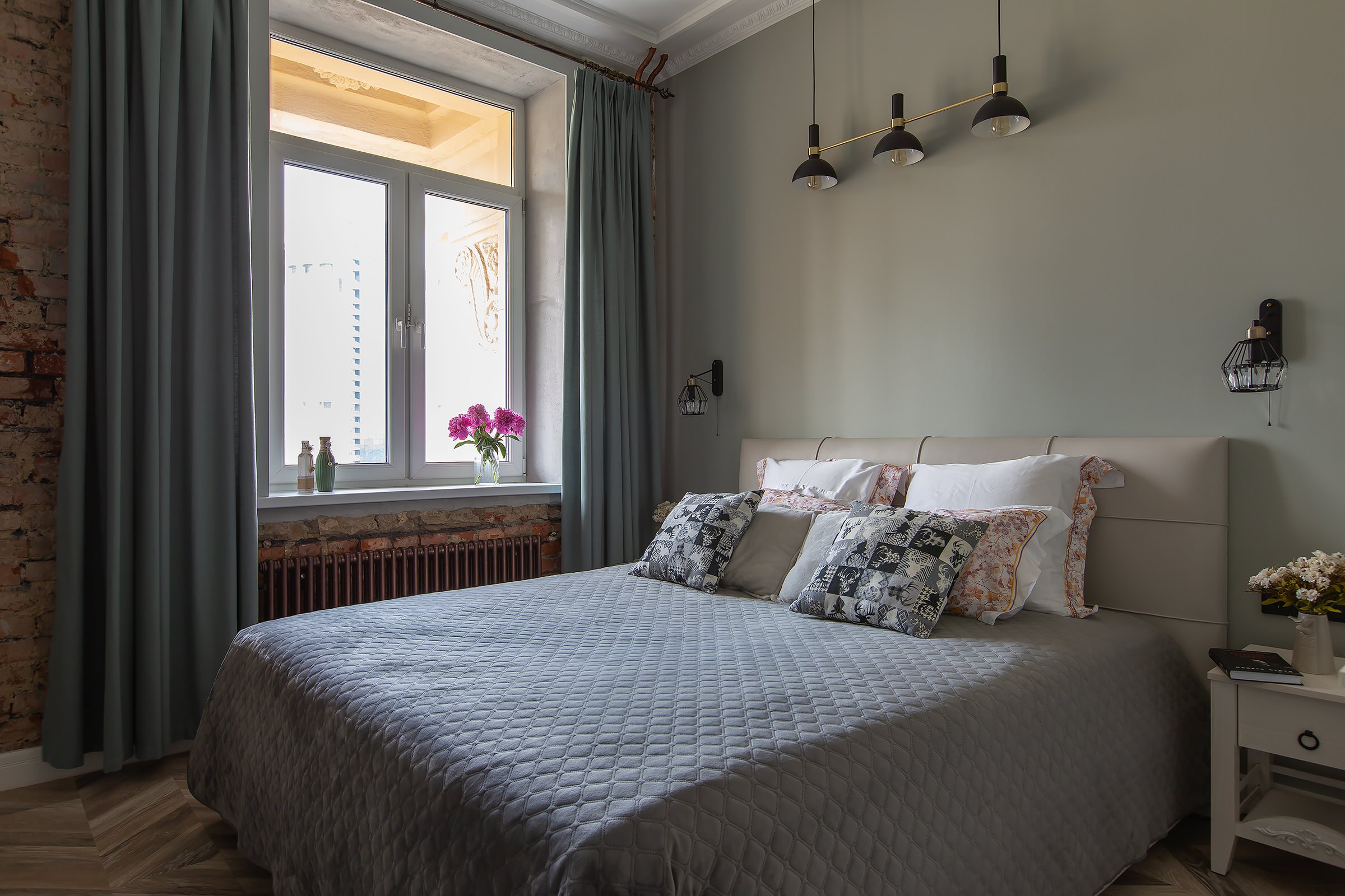 Квартира для молодой девушки с видом на Москву Сити