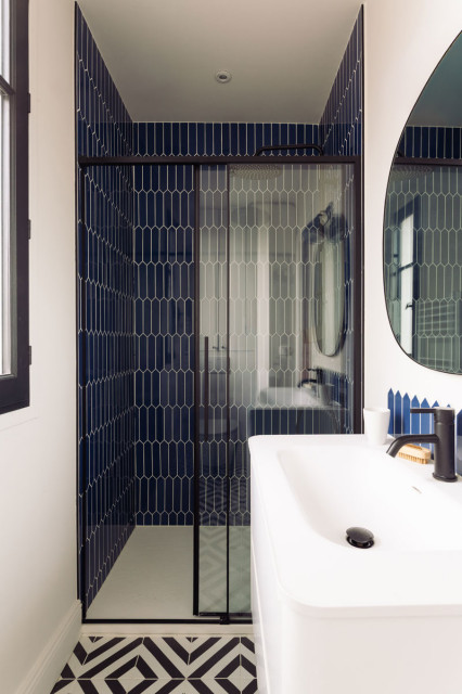 Projet Ch&acirc;tillon klassisch-modern-badezimmer