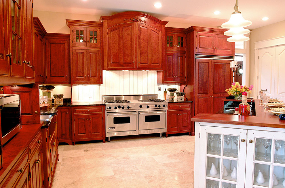 Traditional Cherry Kitchen Dayton Ohio - Traditional ...