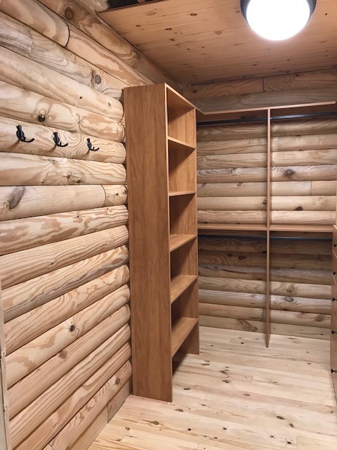 Log Home Master Closet- Salem, SC