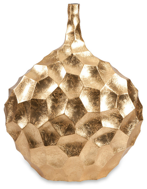 Valerie Short Vase Gold