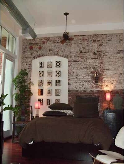 This is an example of an industrial bedroom in Palma de Mallorca.