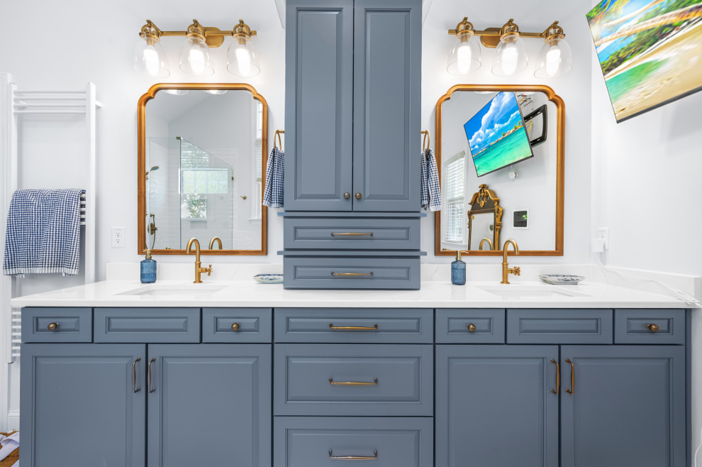 Blue Cary Bathroom