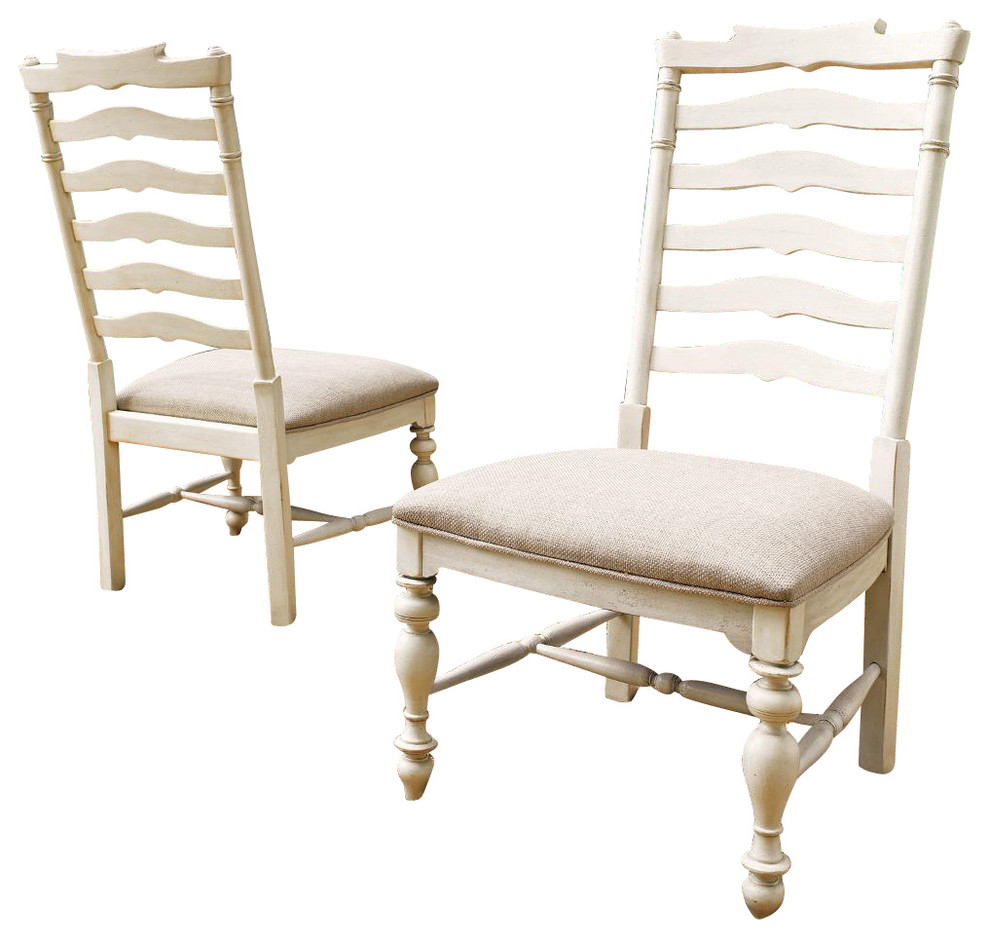 Paula Deen Home Mike S Side Chairs Linen Set Of 2 Farmhouse