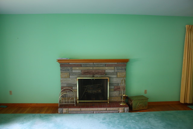 Outdated Fireplace 