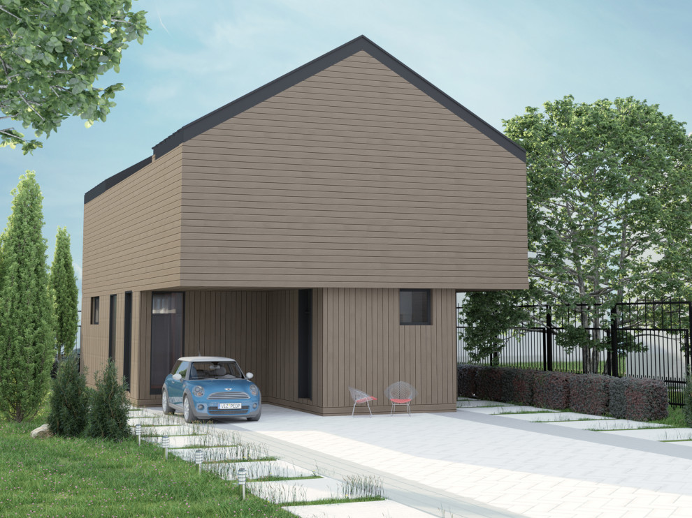 Дом в стиле экоминимализм 290 кв.м