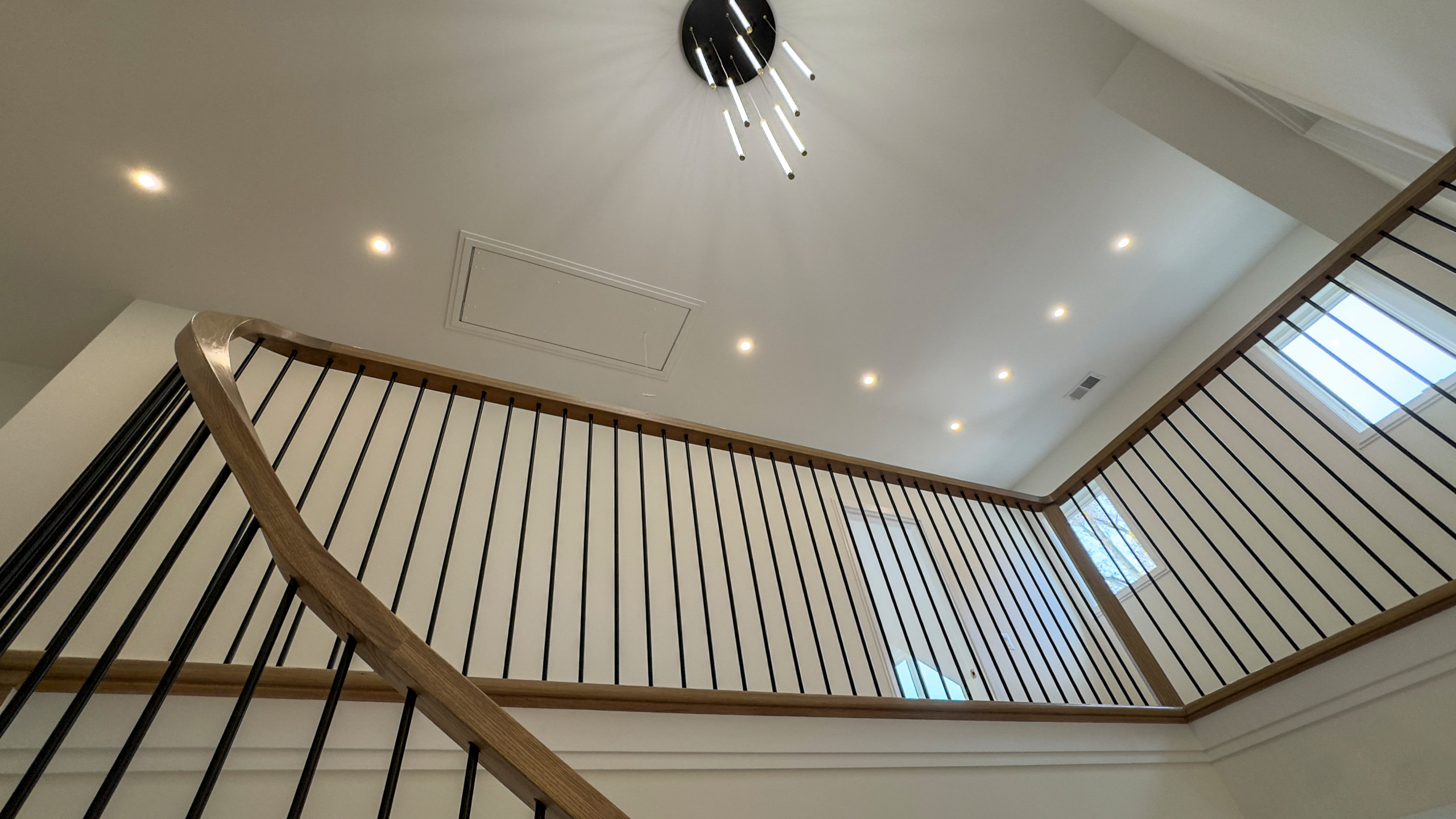144_Attractive Transitional Staircase in Impressive Modern Home, Vienna VA 22180