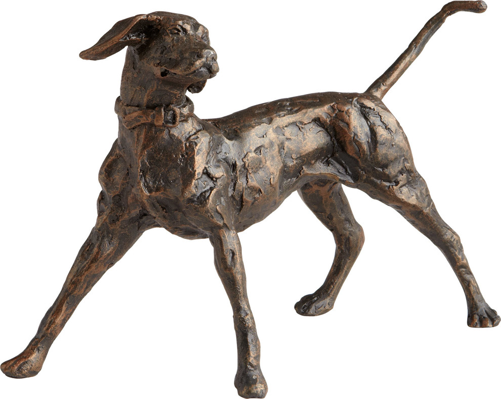 Cyan Design Fetch Sculpture, Bronze