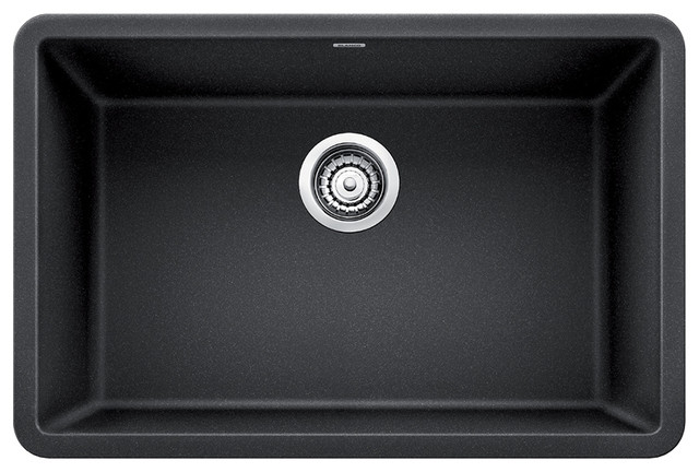Blanco Precis Silgranit 27 Single Bowl Kitchen Sink Contemporary Sinks By Transolid - Precis Undermount Granite Composite 27 In Single Bowl Kitchen Sink Cinder Blanco Precis Silgranit 27 Single Bowl Kitchen Sink Contemporary Sinks By Transolid - Precis Undermount Granite Composite 27 In Single Bowl Kitchen Sink Cinder