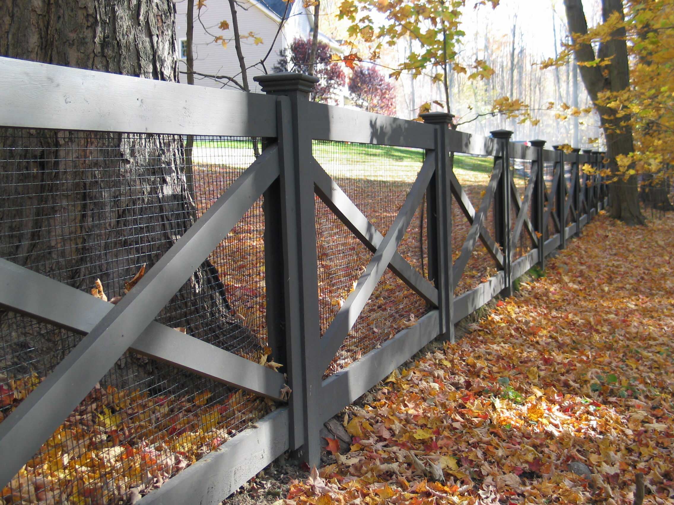 Post And Rail Fence - Photos \u0026 Ideas | Houzz, image size:2272x1704