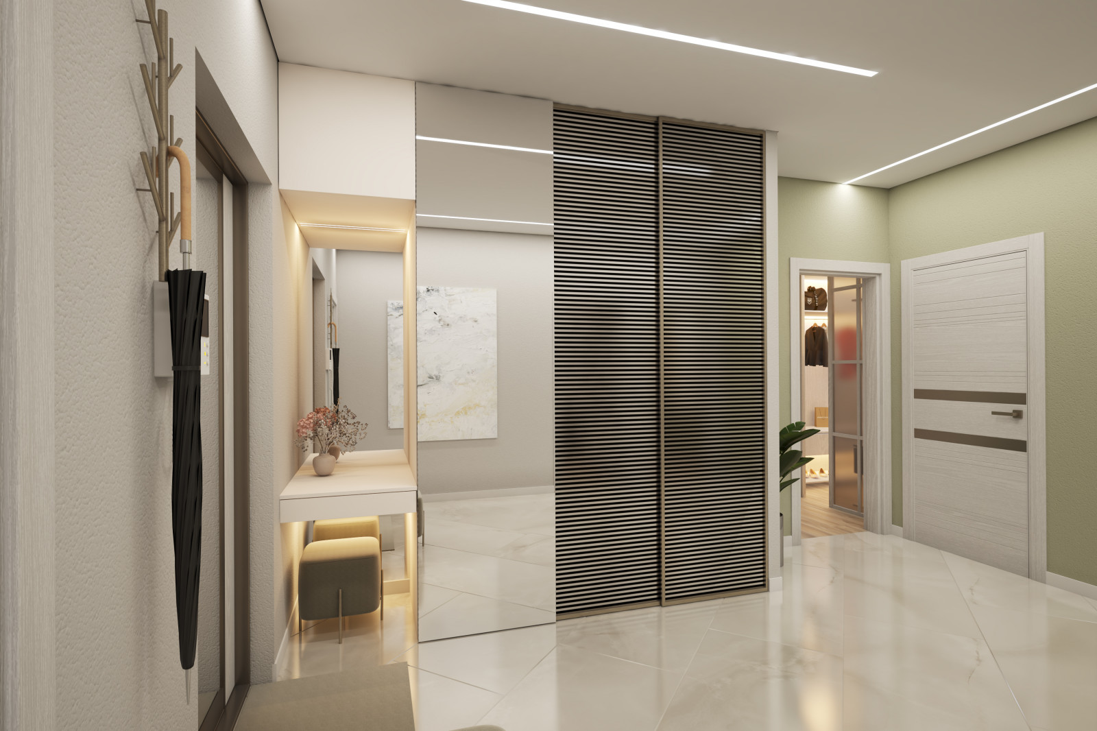 Трёхкомнатная квартира. 100 кв.м.