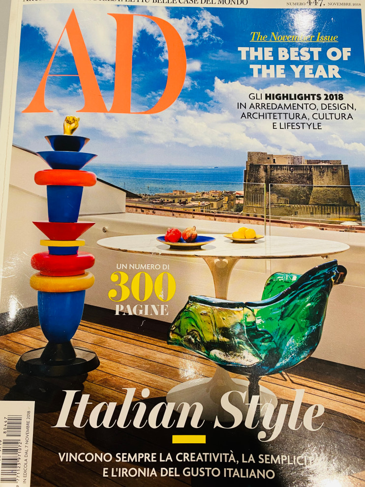 AD rivista che ha pubblicato l'appartamento descritto