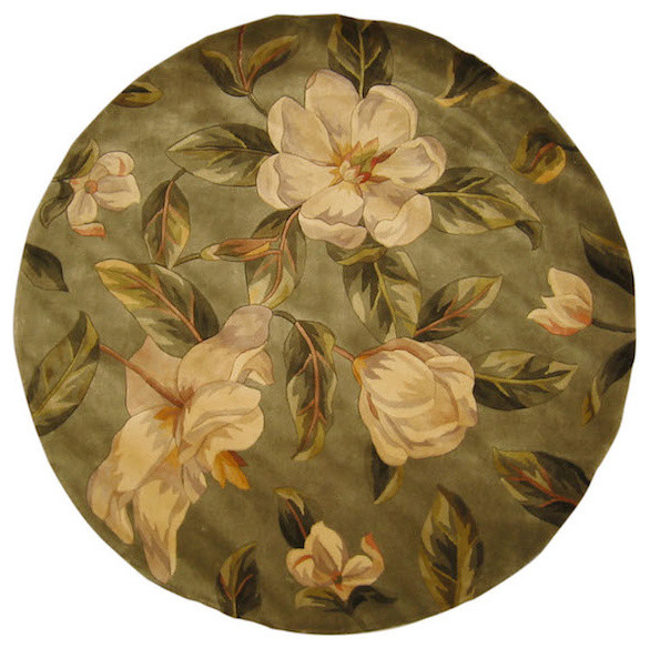 Catalina 0768 Sage Magnolia Rug Contemporary Area Rugs by KAS