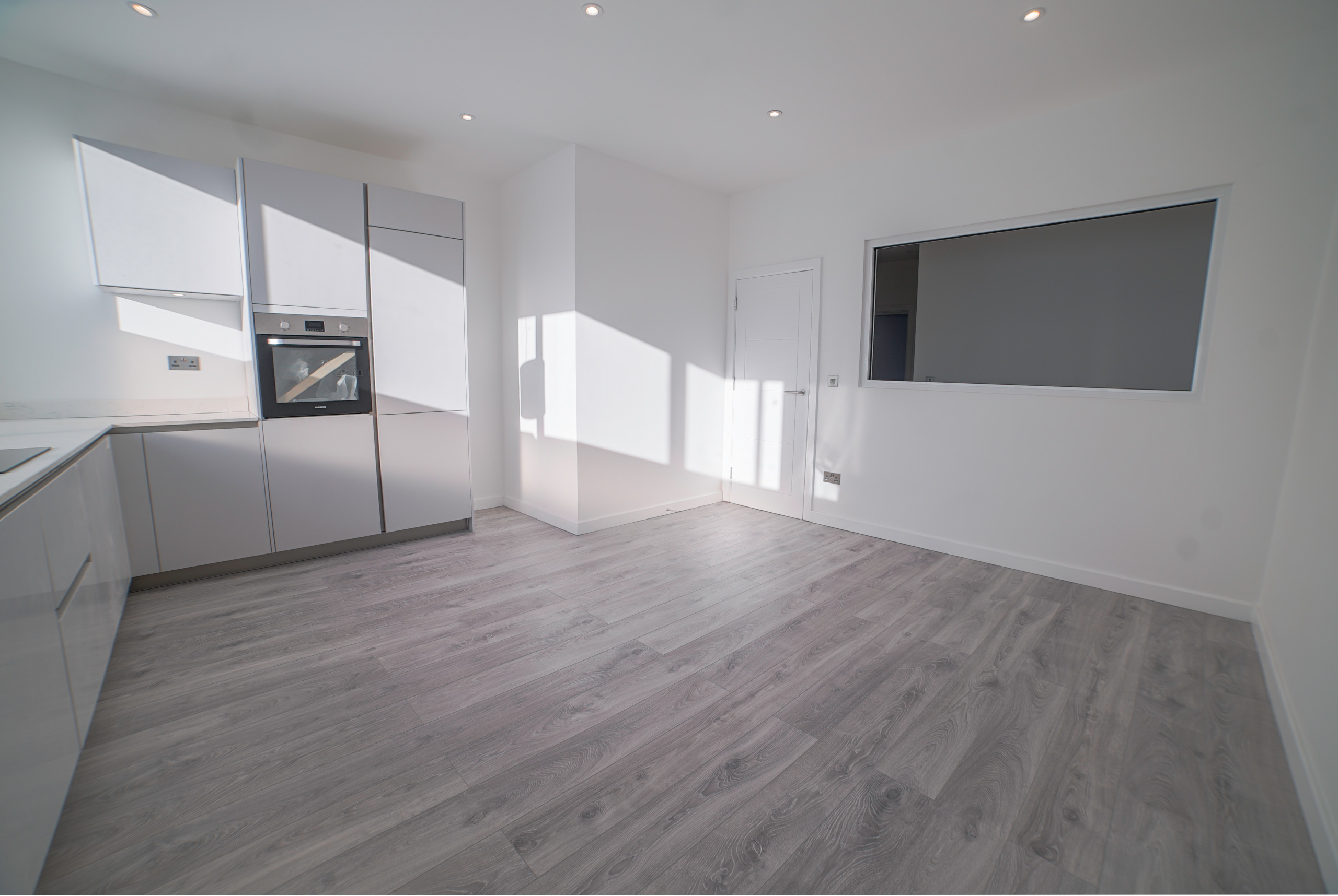 White kitchen renovation