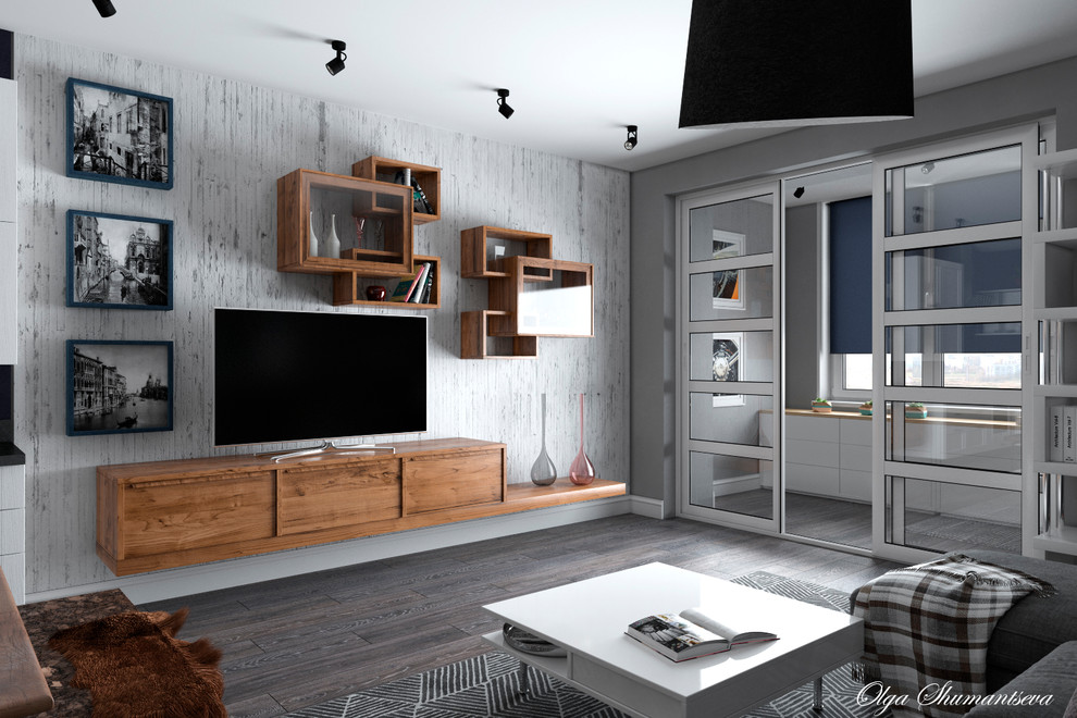 Квартира-студия в скандинавском стиле