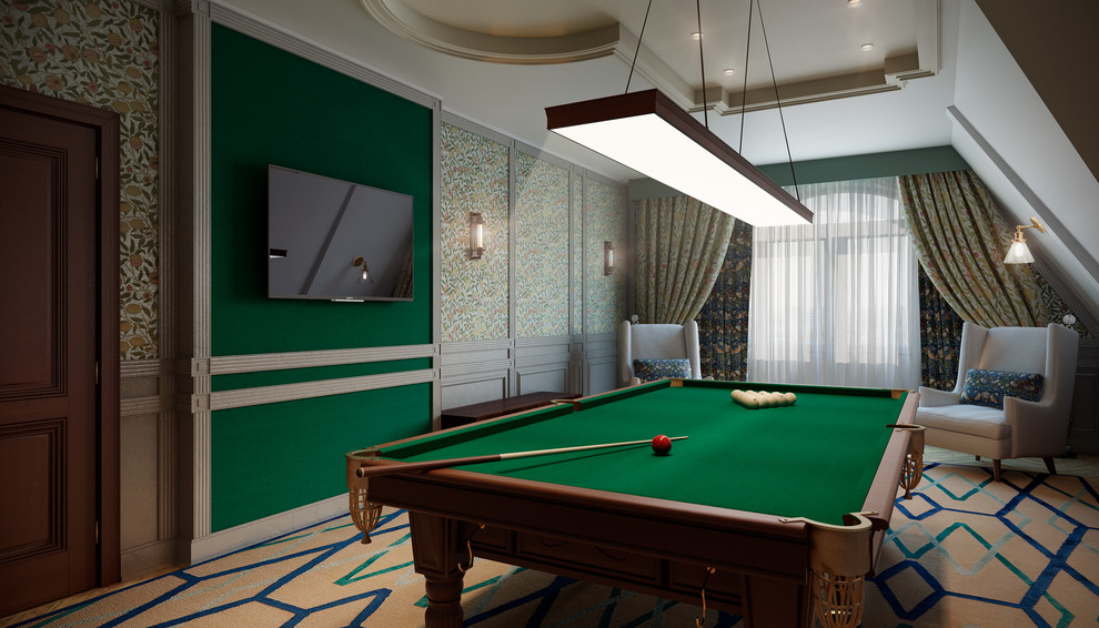 Коттедж в Подмосковье, бильядная