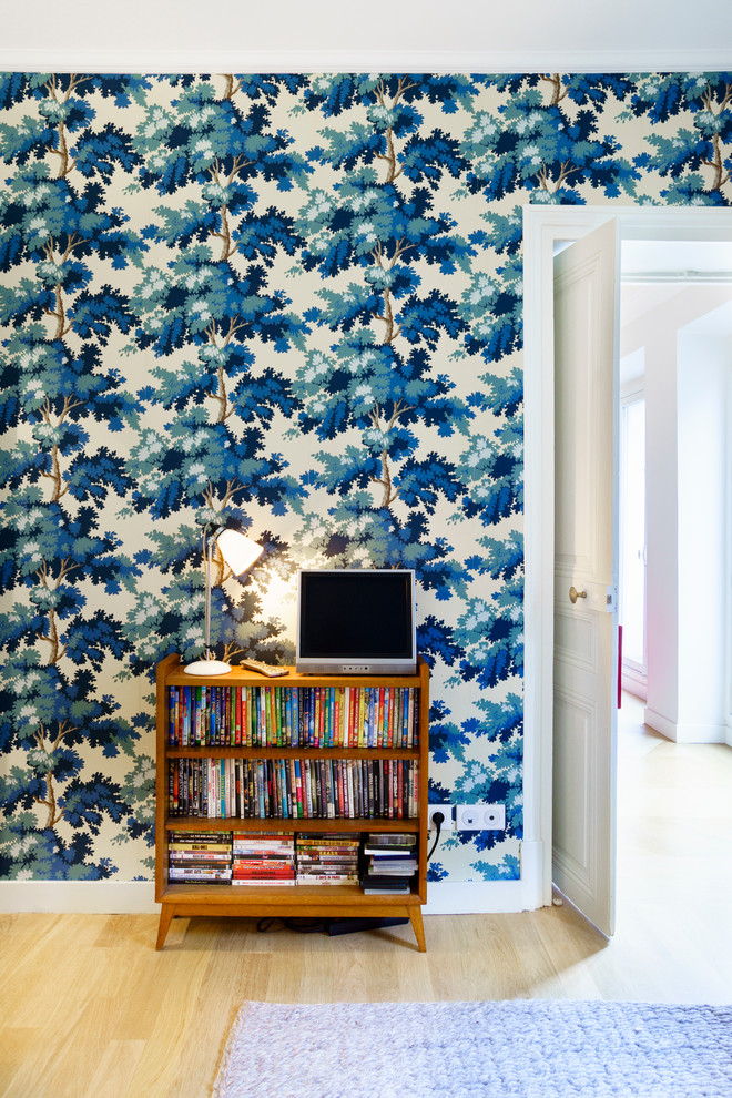 Idée de décoration pour une salle de séjour design.