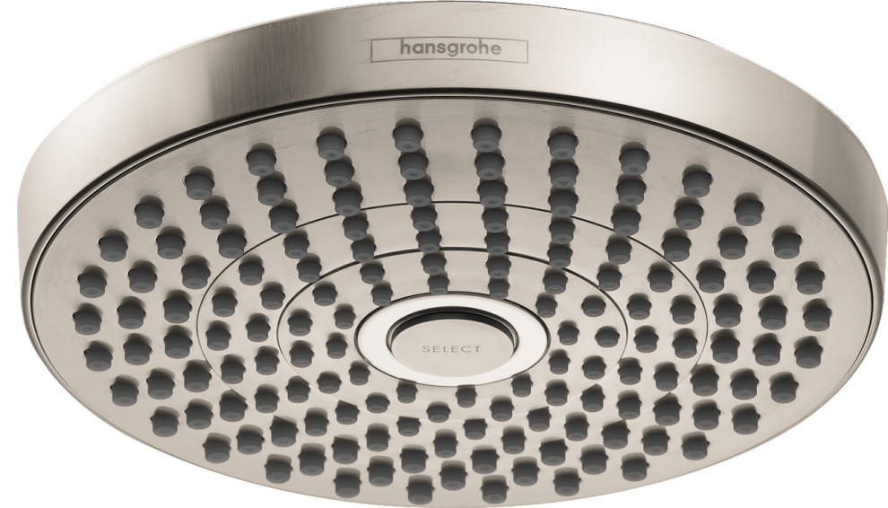 Hansgrohe Croma Select S Showerhead 180 2-Jet, 1.8 Gpm - Contemporary -  Showerheads And Body Sprays - by The Stock Market | Houzz