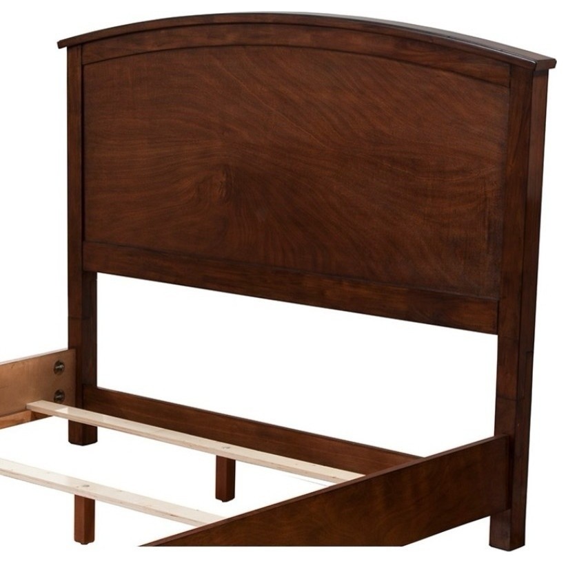 Mahogany Wood California King Headboard Only, Brown Transitional Headboards by VirVentures