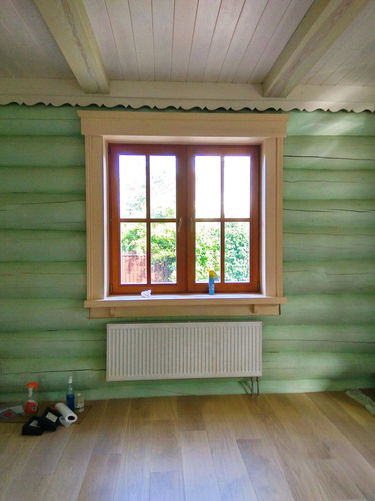 Бревенчатый дом-сказка на Варшавском шоссе