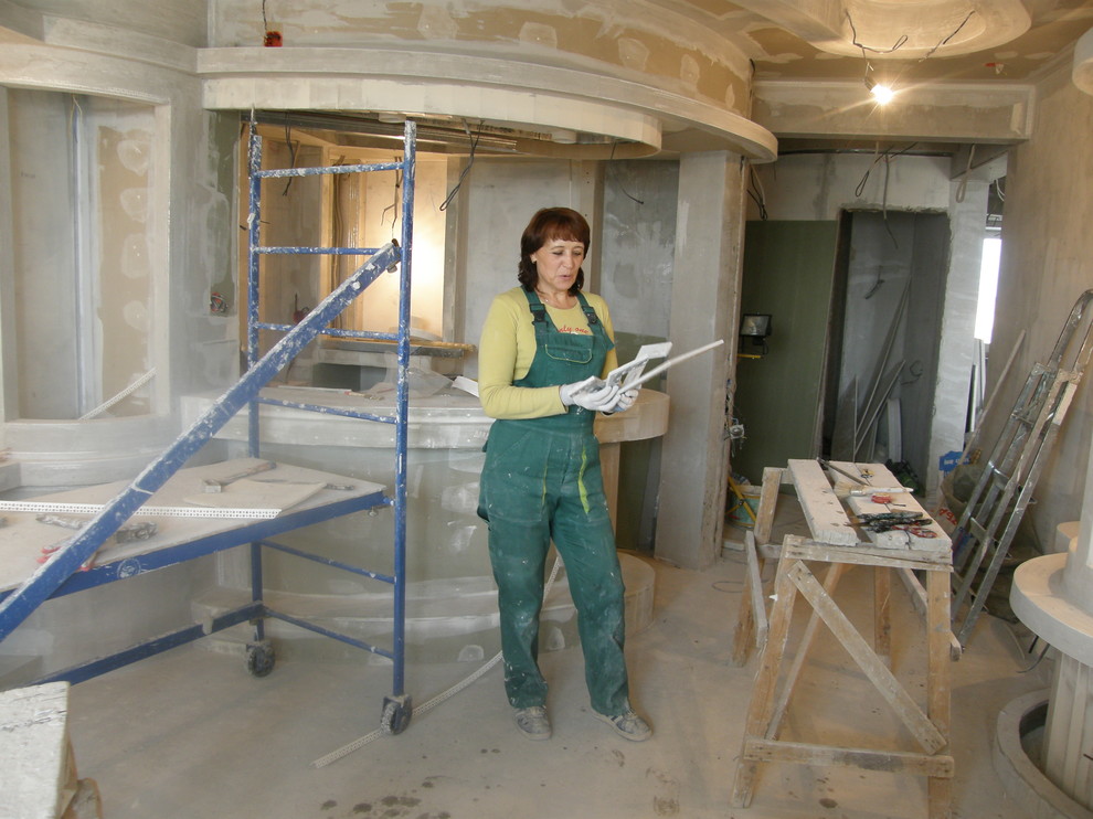 Красногорск, фотографии вовремя проведения строительных и ремонтных работ