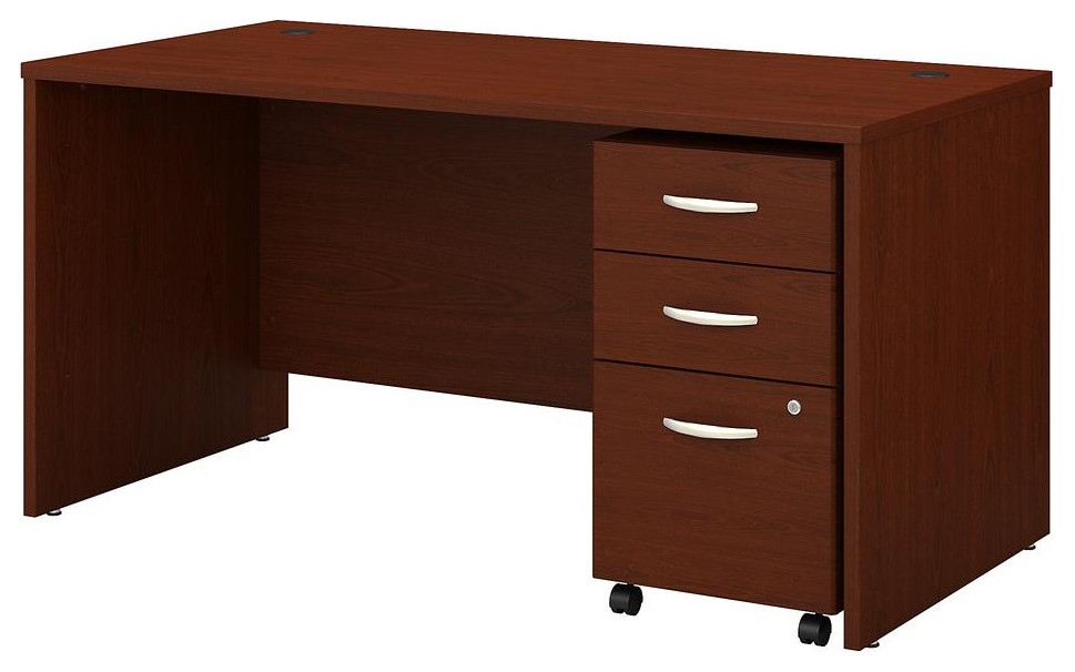 Bush Business Furniture Series C 60W x 30D Office Desk with 3 Drawer