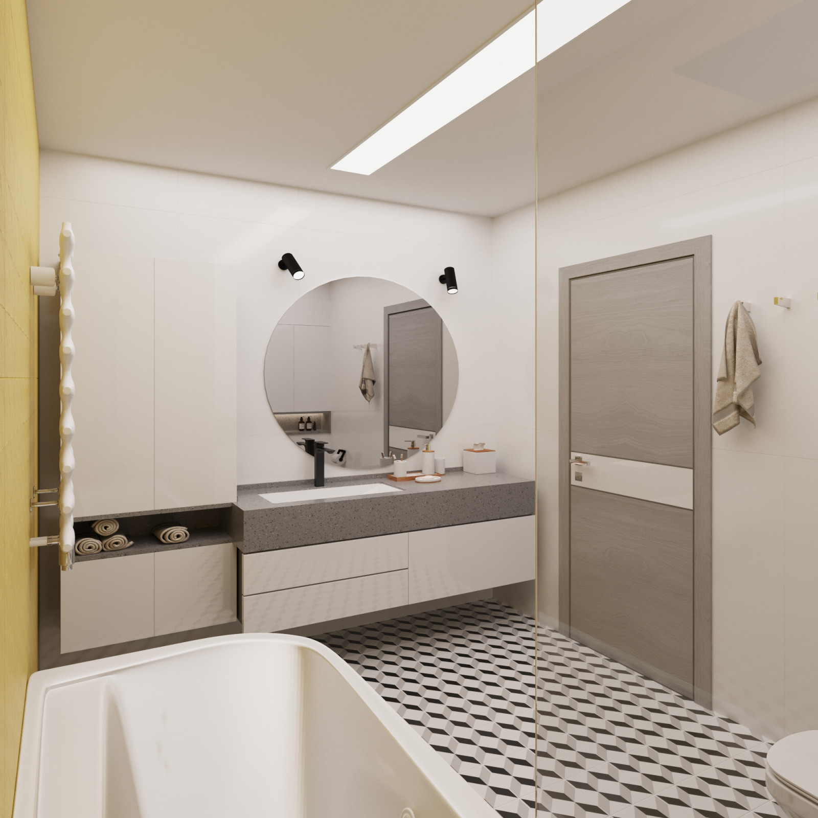 интерьер таунхауса