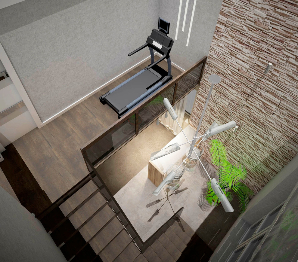 Дизайн-проект 2-х этажного коттеджа 160 кв.м