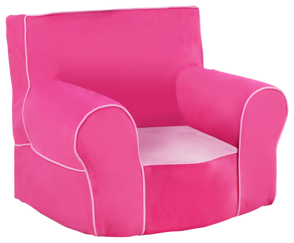 Foam Chair With Handle, Passion Pink With Bubblegum Pink