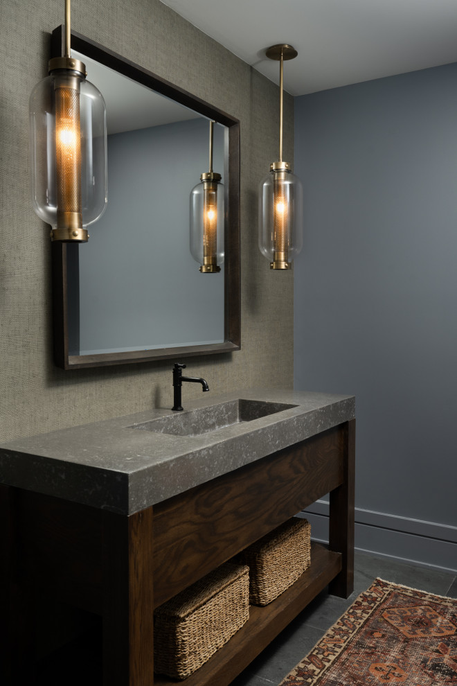 North Penn New Build - Powder Room - Indianapolis - by Hoskins Interior ...