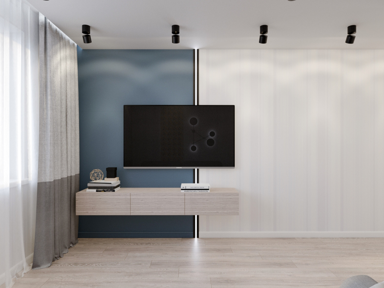 Дизайн комнаты для подростка в квартире 70м2, г. Нефтеюганск