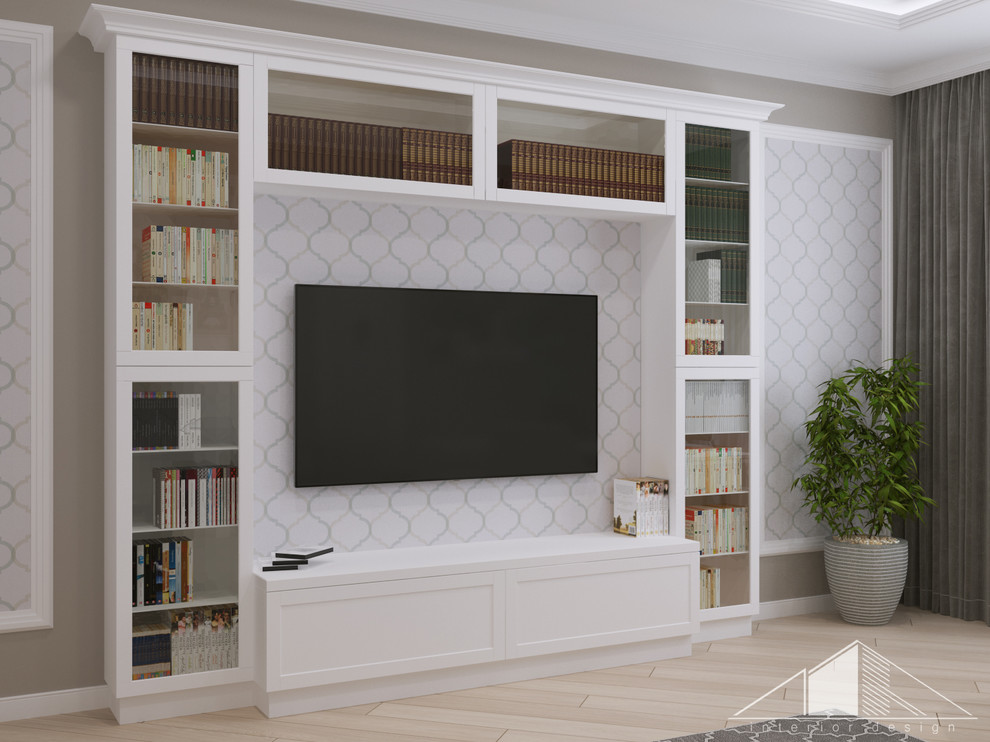 Дизайн трехкомнатной квартиры в стиле неоклассика