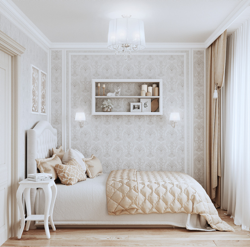 Трехкомнатная квартира в белом цвете