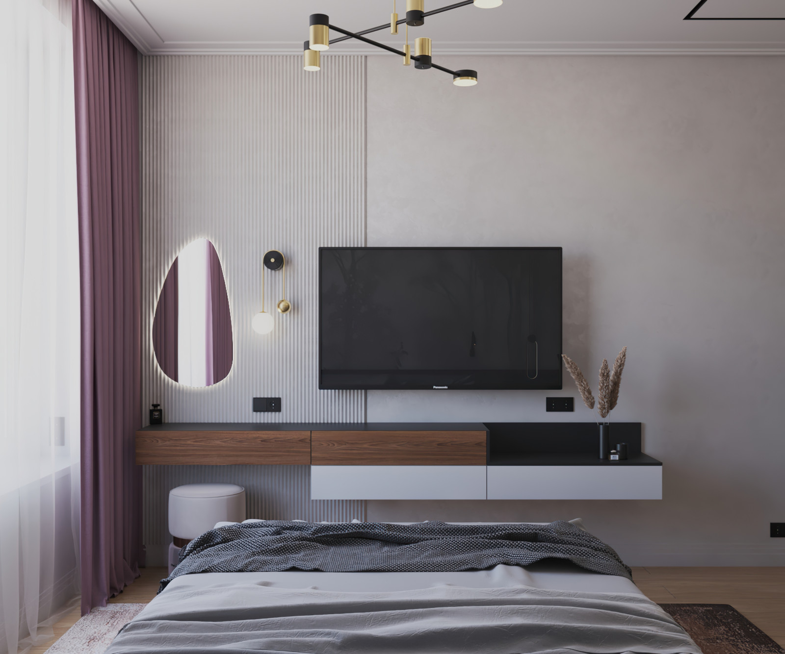 Дизайн-проект квартиры для семьи с 4 сыновьями