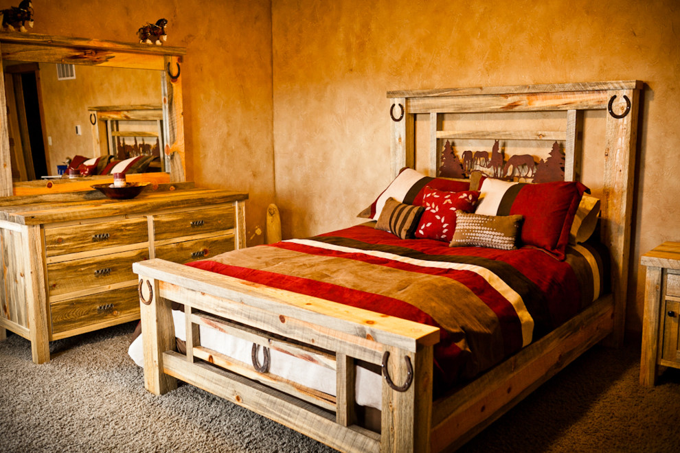 Custom Furniture Rustic Bedroom Denver by Top