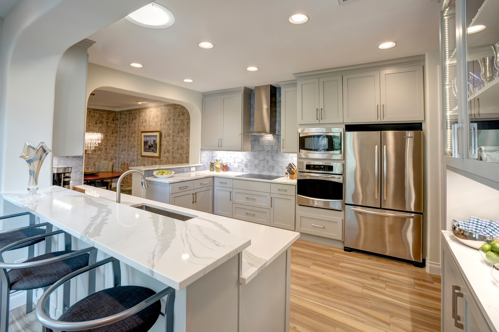 Courtyard Whole House Makeover Kitchen Austin by TopNotch