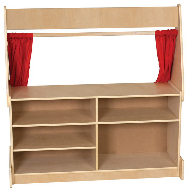 wooden puppet theatre