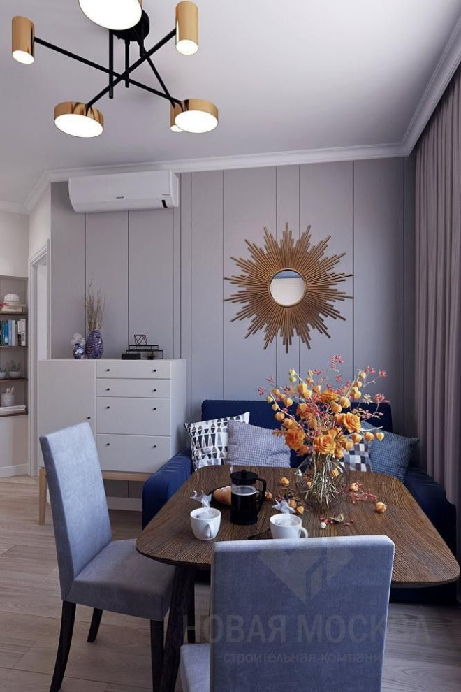 Дизайн-проект однокомнатной квартиры 34 кв.м в ЖК «Селигер Сити»