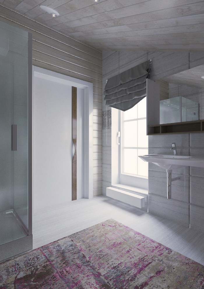 Дизайн деревянного дома в современном стиле, г. Воскресенск Московской области