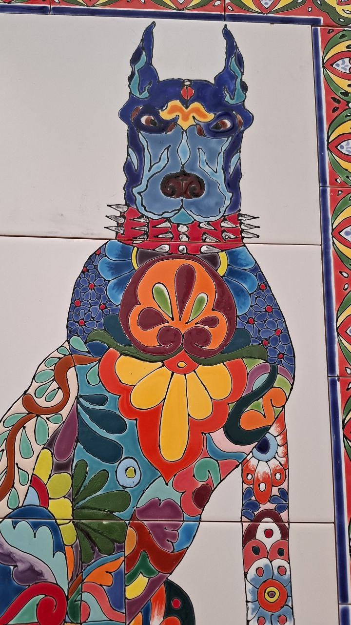 Панно "Зауэр и Дэбора" 75х75см