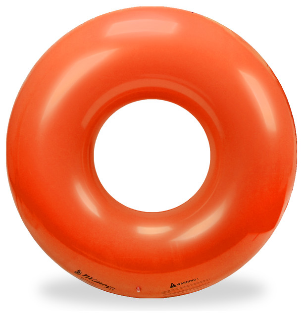 orange pool float