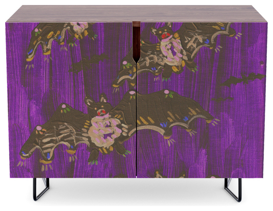 Society6 Credenza 30 Twilight Bats By Blackbatstudio Contemporary Buffets And Sideboards Society6 Credenza 30 Twilight Bats