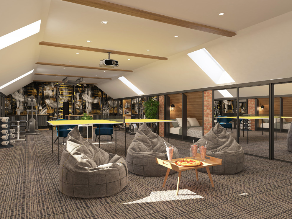 Дизайн-проект интерьера мансарды г.Челябинск