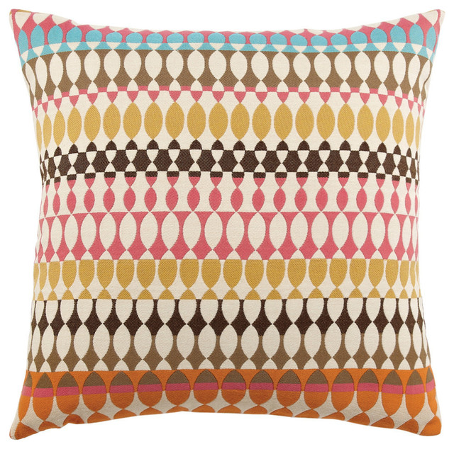 Elaine Smith Modern Oval Candy Pillow Contemporary Outdoor Cushions