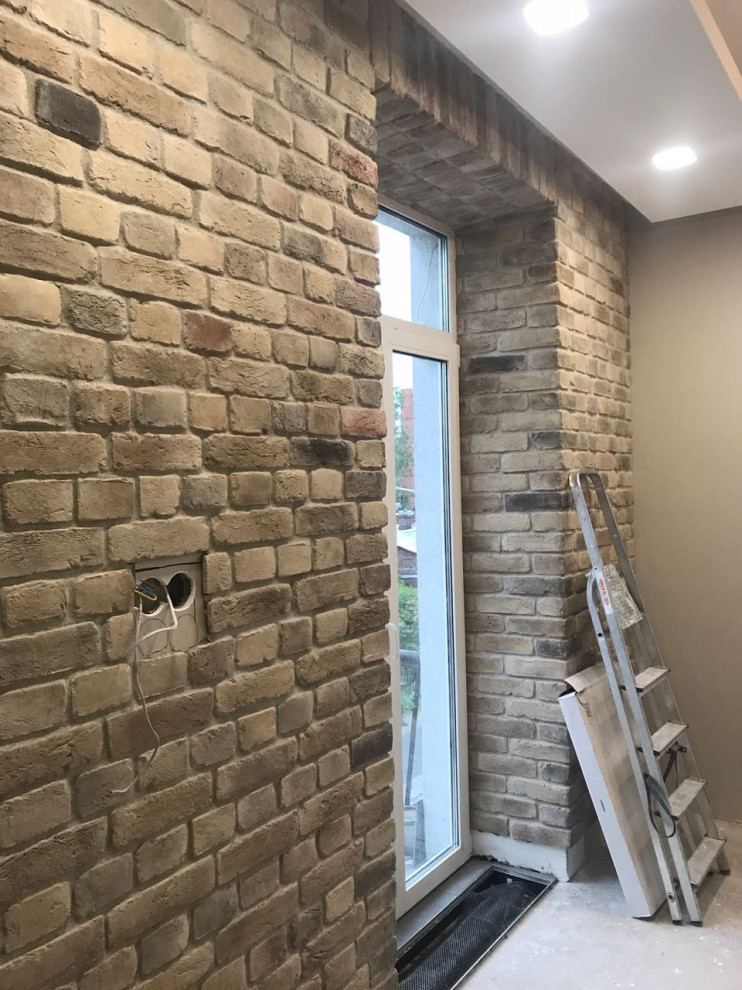 Монтаж клинкерного кирпича