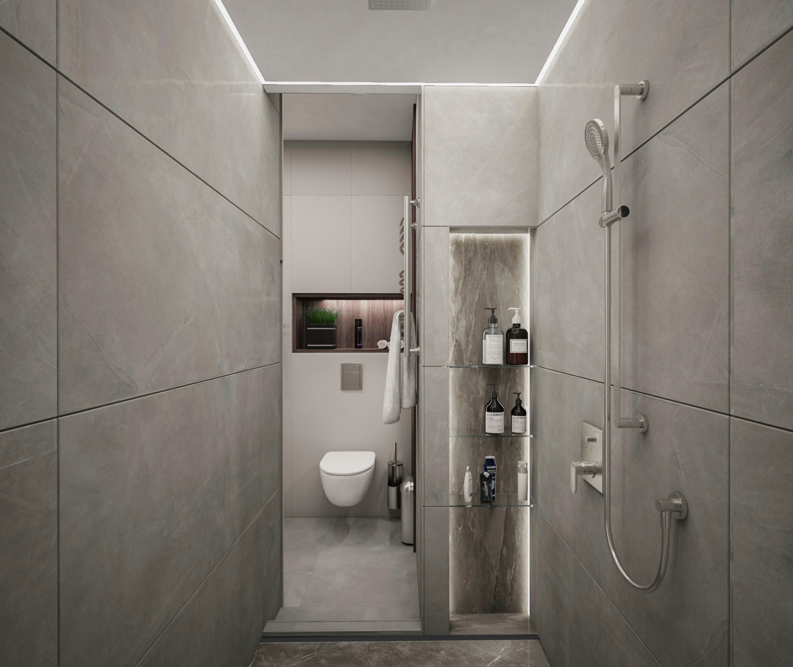 Санузел в проекте "Алена"