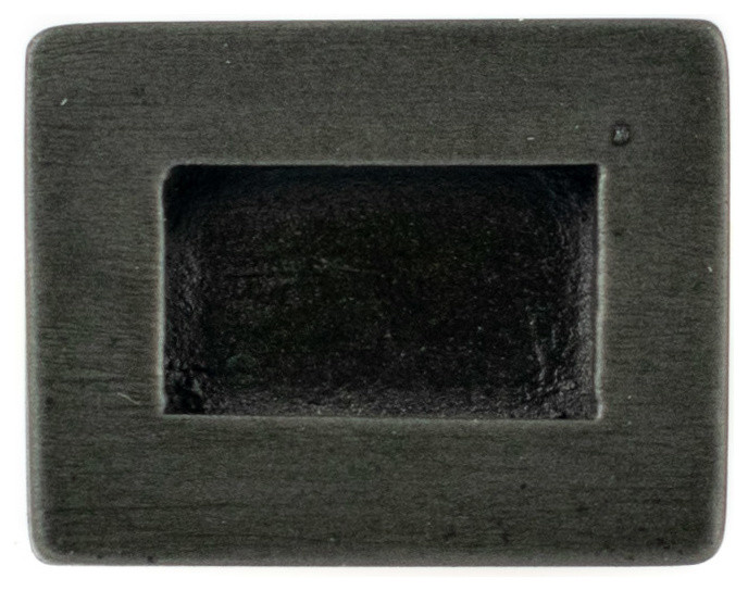 Border Pewter Cabinet Hardware Knob, Charcoal