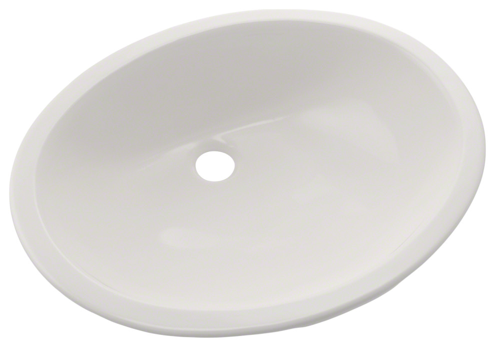 Toto Rendezvous Oval Undermount Bathroom Sink With CeFiONtect, Colonial White